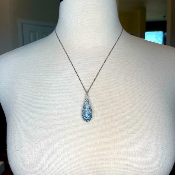 Swarovski Jewelry - Swarovski ABSTRACT: PENDANT BLUE. Vintage with box. (Matching earrings listed)